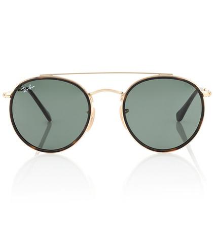 Prada Round Double Bridge Sunglasses