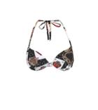 Roger Vivier Printed Halter Bikini Top