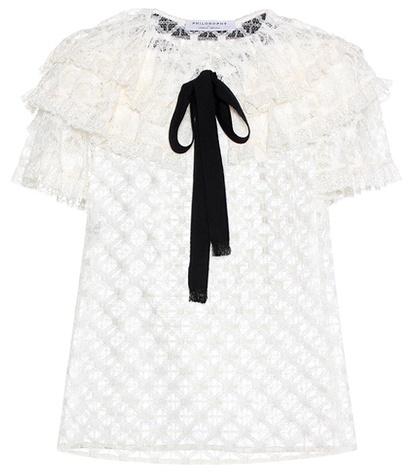 Citizens Of Humanity Ruffled Lace Top