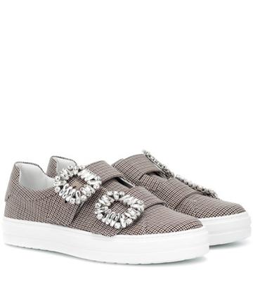 Roger Vivier Sneaky Viv' Plaid Sneakers