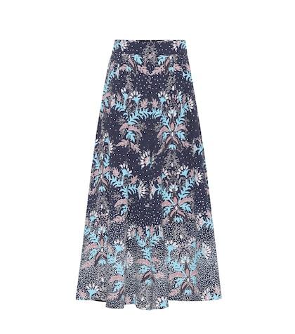 Peter Pilotto Floral High-rise Seersucker Culottes
