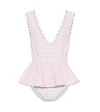 Off-white French Gramercy Gingham Swimsuit