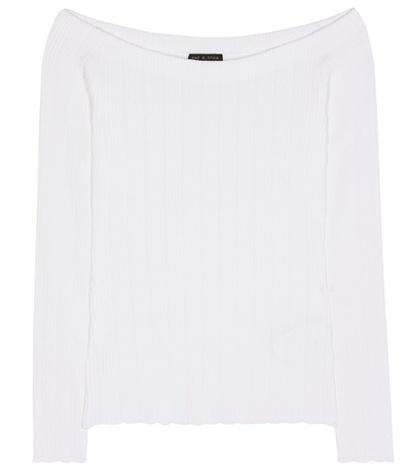 Valentino Kari Off-the-shoulder Sweater
