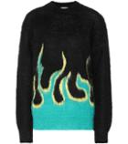 Miu Miu Mohair-blend Intarsia Sweater