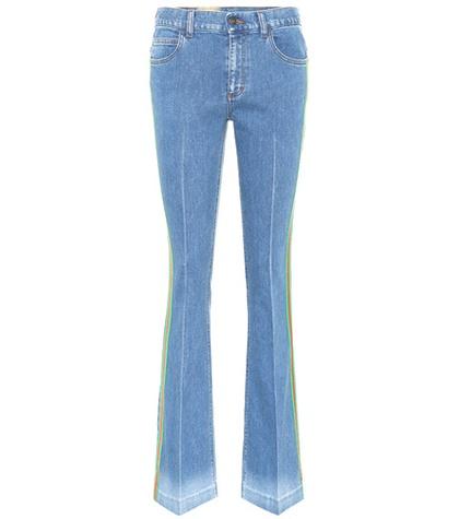 Gucci Web-trim Flared Jeans