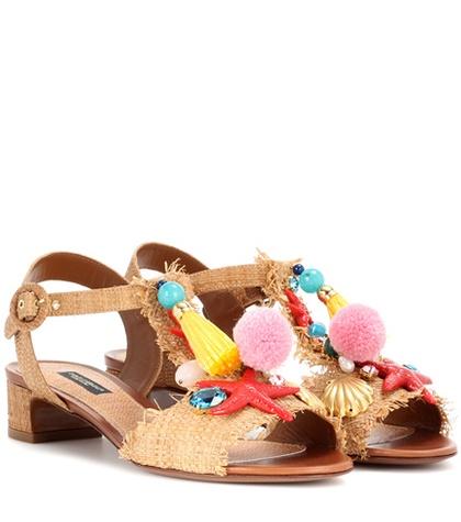 Dolce & Gabbana Keira Embellished Sandals
