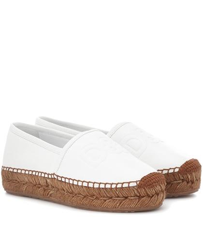 Dolce & Gabbana Leather Espadrilles