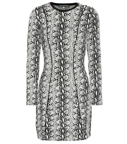 Alexachung Snakeskin-printed Minidress