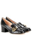 Giamba Leather Loafer Pumps