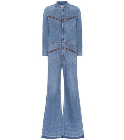 Citizens Of Humanity Flared Denim Jumpsuit