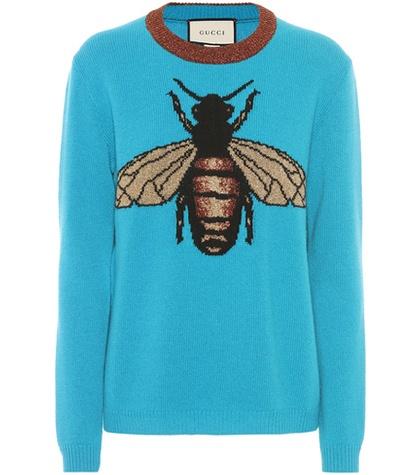 Gucci Intarsia-knit Wool Sweater