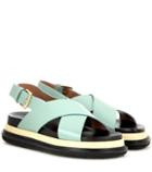 Marni Leather Platform Sandals