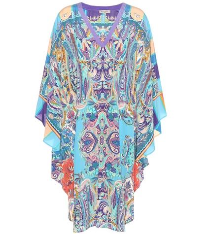 Etro Printed Silk Kaftan