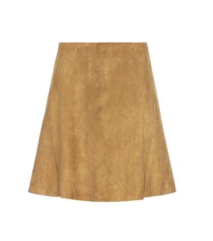 T By Alexander Wang Swing Suede Skirt