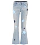 Stella Mccartney Star-printed Flared Jeans