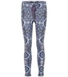 Bottega Veneta Printed Frill-hem Leggings