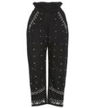 Isabel Marant Eloma Studded Cotton Trousers