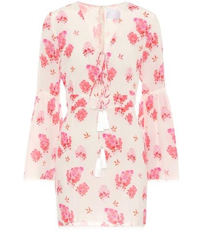 Athena Procopiou Sundown Breeze Silk Mini Dress