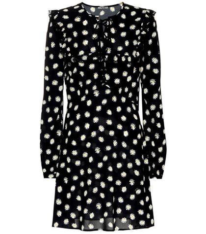 Miu Miu Daisy-printed Crêpe Minidress