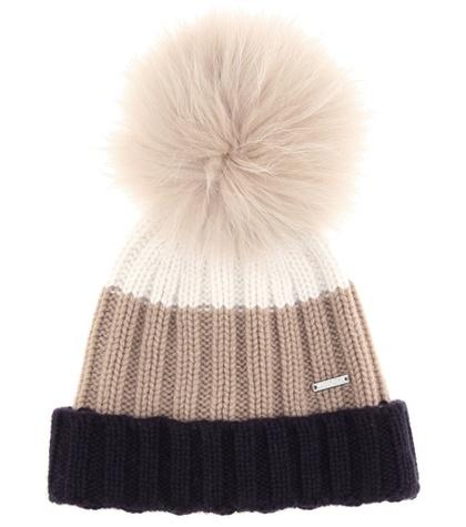 Woolrich Fur-trimmed Cashmere Beanie