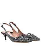 3x1 Exclusive To Mytheresa.com – Layton Glitter Slingback Pumps