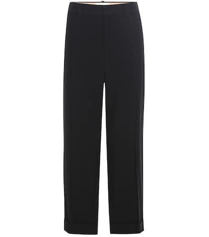 7 For All Mankind Cuffed Straight-leg Trousers