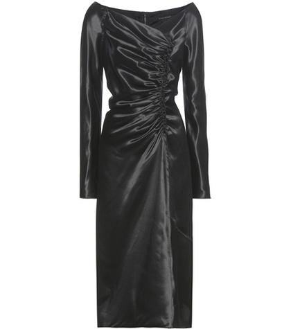 Marc Jacobs Ruched Satin Dress