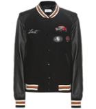 Valentino Wool-blend And Leather Jacket