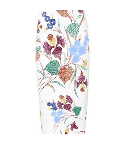 Diane Von Furstenberg Cotton-twill Pencil Skirt