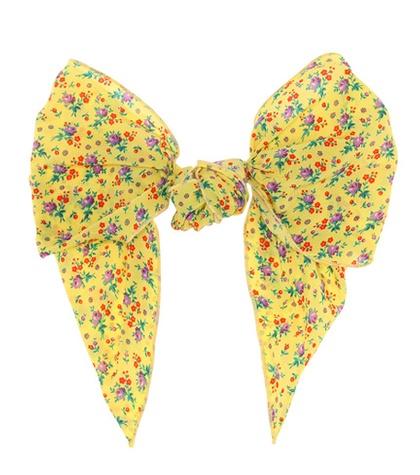 Alessandra Rich Floral-printed Silk Hair Clip