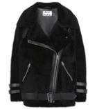 Fendi Velocite Leather-trimmed Shearling Jacket