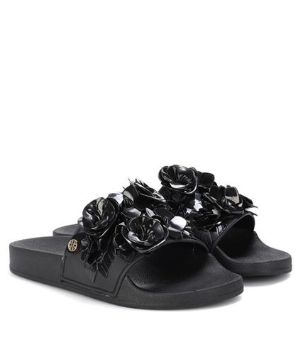 Aquazzura Blossom Slides