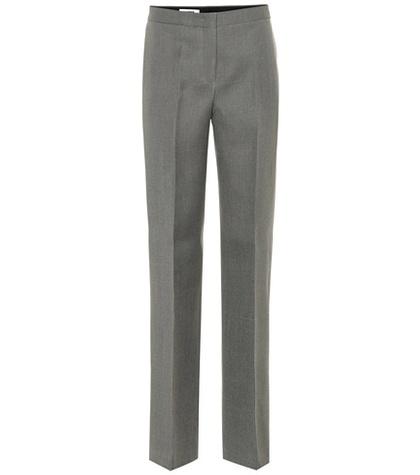 Jil Sander Wool Mid-rise Straight Pants