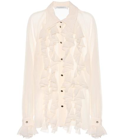 Brunello Cucinelli Ruffled Top