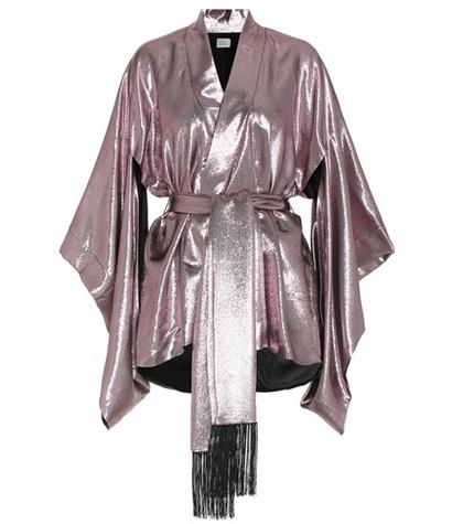 Hillier Bartley Lamé Silk-blend Jacket