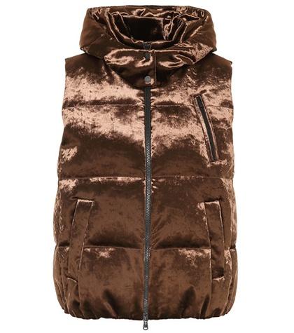 Brunello Cucinelli Down Velvet Vest