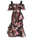 Alexander Mcqueen Chiffon Jacquard Dress