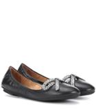 Marc Jacobs Willa Bow Leather Ballerinas