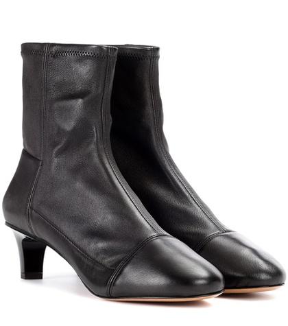 Isabel Marant Daevel Leather Ankle Boots