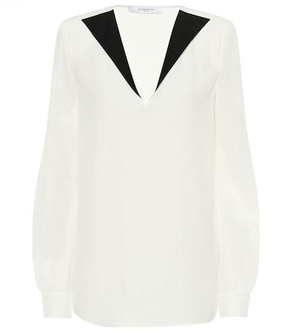 Givenchy Silk-crêpe Blouse