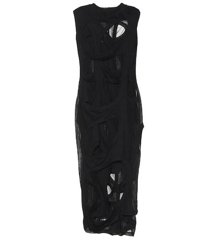 Rick Owens Mega Membranes Cotton Jersey Dress