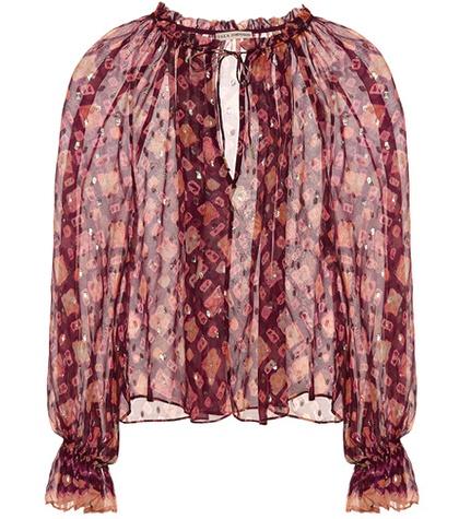 Ulla Johnson Nailah Fil Coupé Blouse