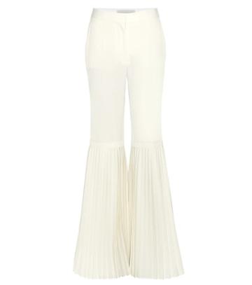 Victoria Beckham Chellini Pleated Wool Trousers