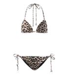 Ganni Leopard Print Bikini