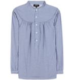 Valentino Ingalls Striped Cotton Blouse