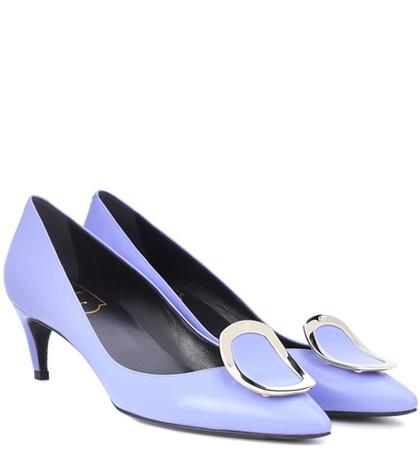 Roger Vivier Sexy Choc Leather Pumps