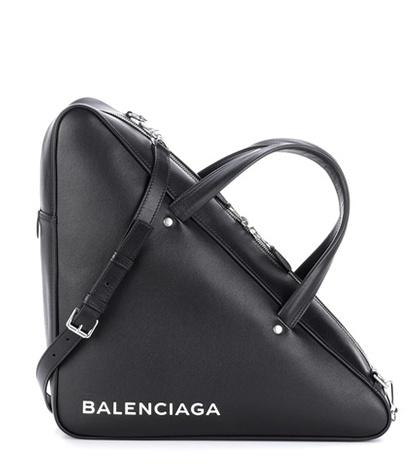 Balenciaga Triangle Duffle Leather Tote