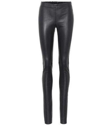 Joseph Skinny Leather Trousers