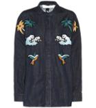 Victoria Victoria Beckham Embroidery And Appliqué Denim Jacket