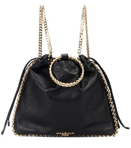 Balmain Blink Leather Backpack